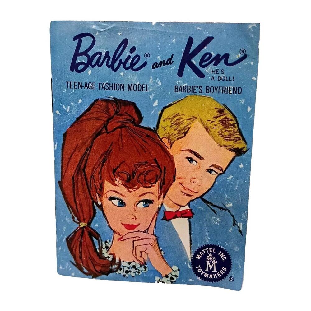 1960s Barbie & Ken Toy Catalog Teenage Fashion Model Booklet Collectors Vintage